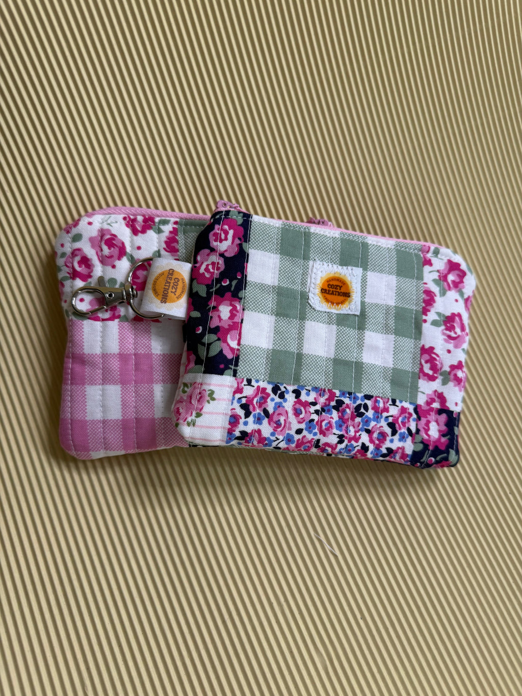 Pink Picnic Large Keychain Wallet