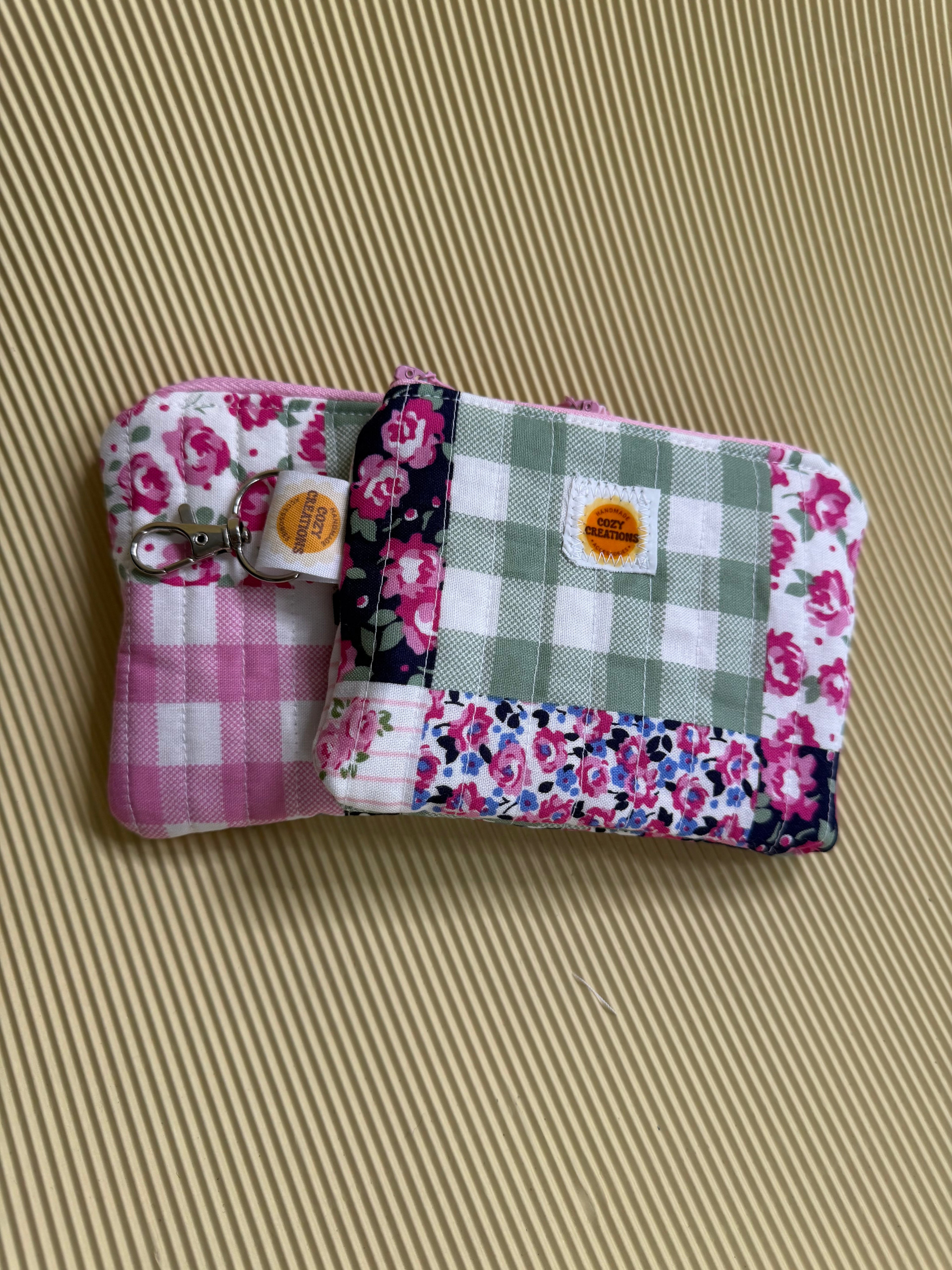 Pink Picnic Large Keychain Wallet