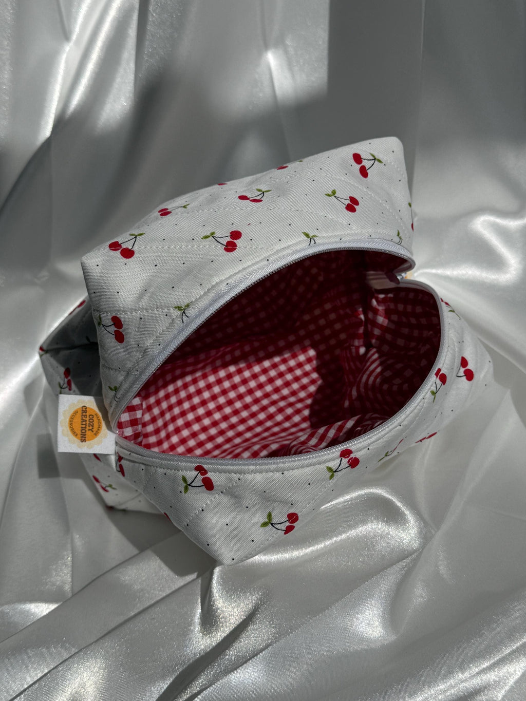 Cherry Cosmetic Bag