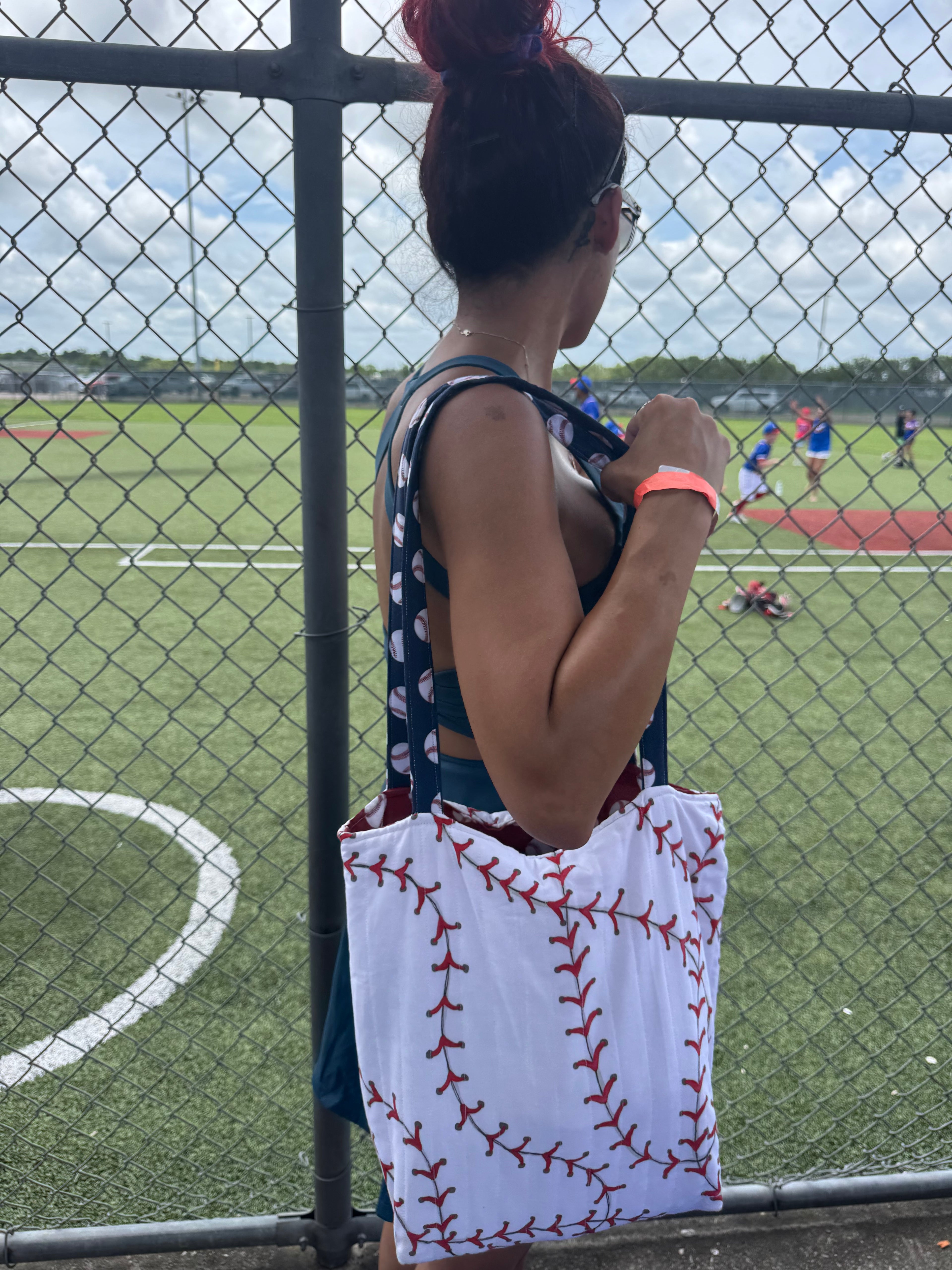 Play Ball Tote Bag