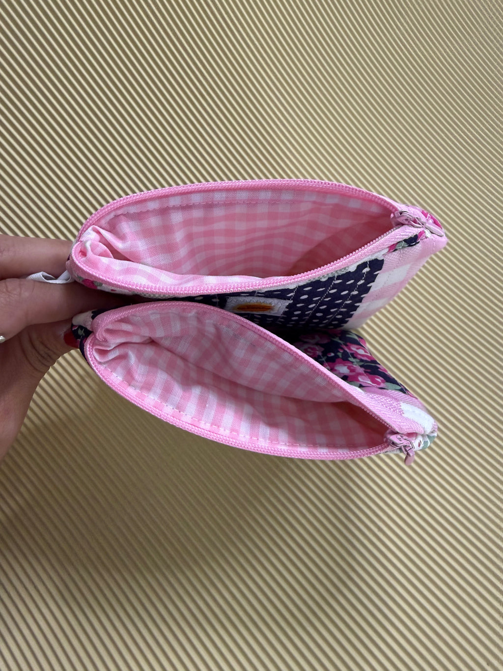 Pink Picnic Large Keychain Wallet