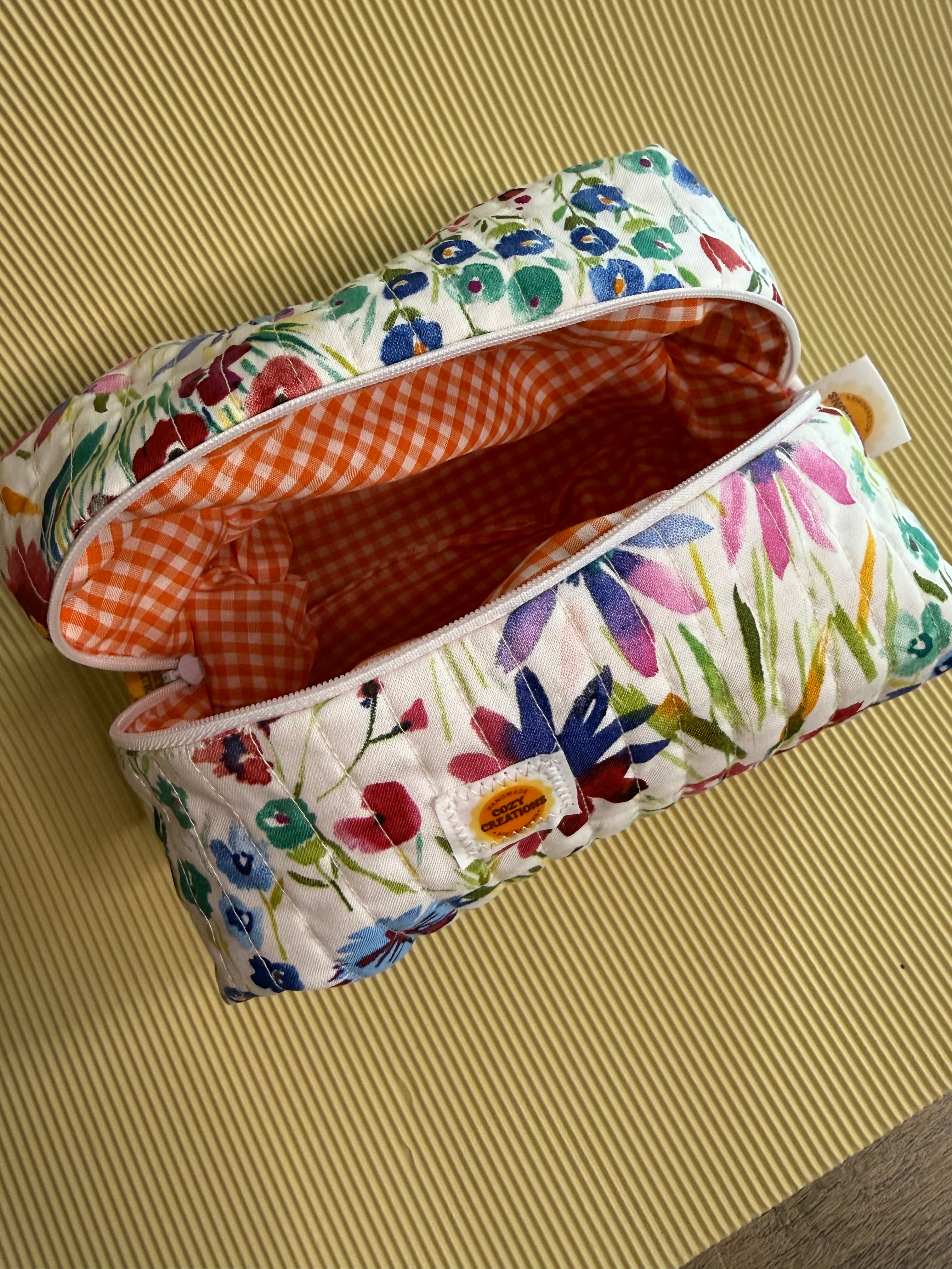 Wildflower Cosmetic Bag