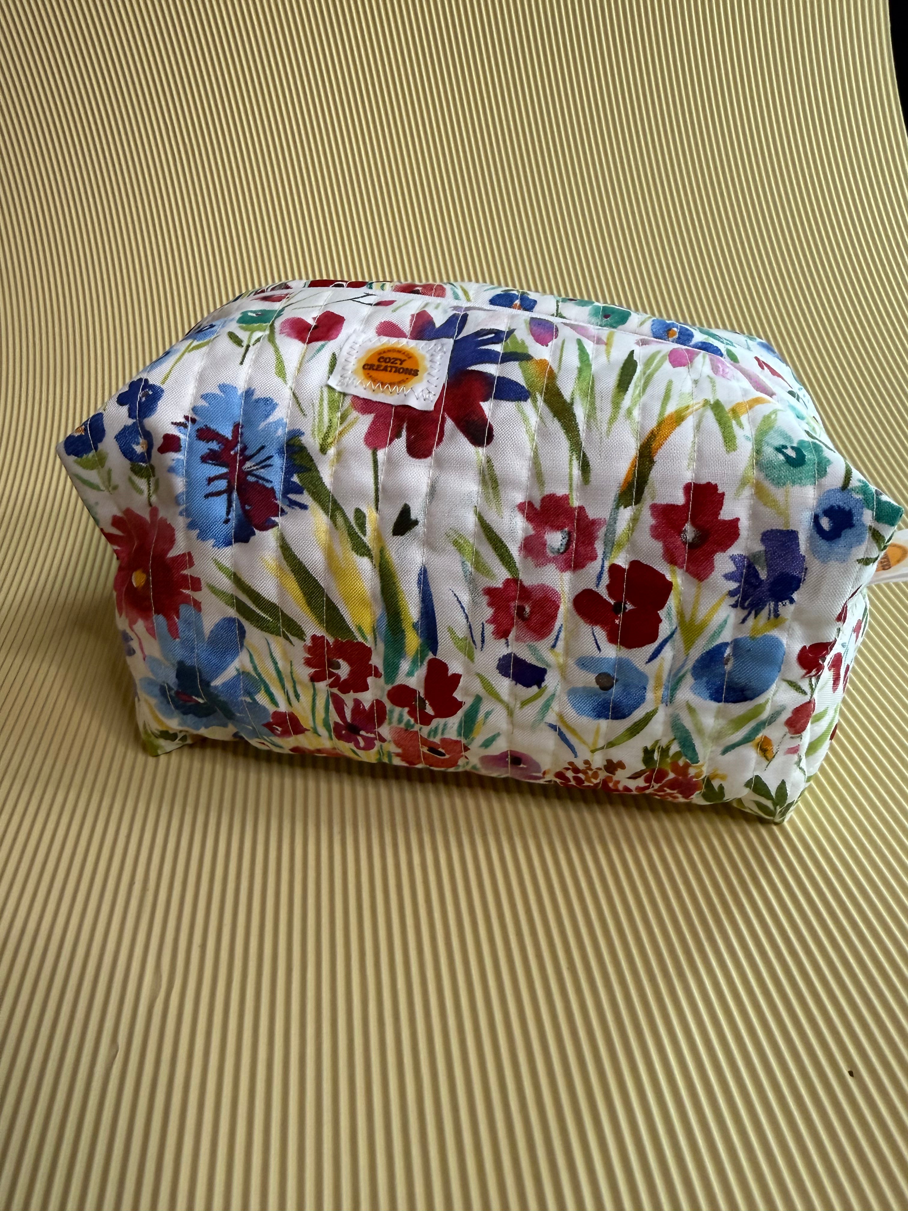 Wildflower Cosmetic Bag