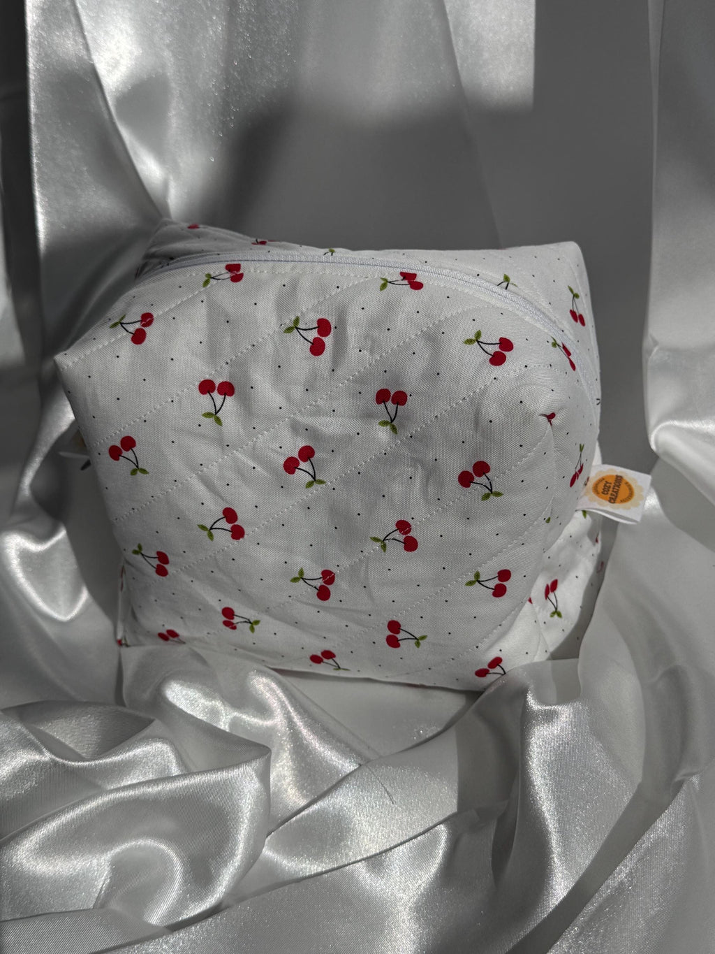 Cherry Cosmetic Bag