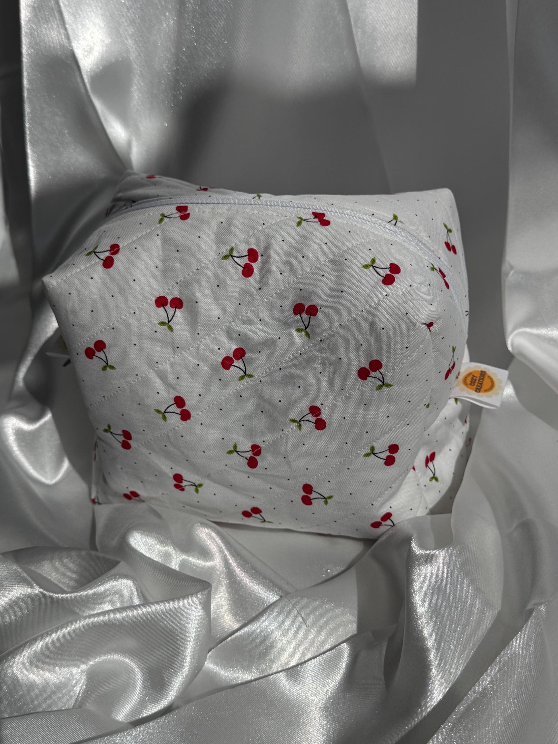 Cherry Cosmetic Bag
